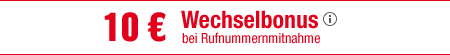 10 Euro Wechselbonus bei Rufnummernmitnahme